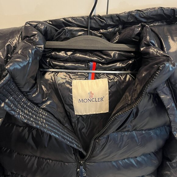 Moncler Black Hooded Down Jacket - Picture 2 of 8